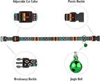 Cat Collar Breakaway 2PCS Adjustable Pattern Tribal Aztec Southwest Safety Pet - Image 4