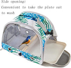 Small Bird Carrier Cage with Standing Perch & Tray Portable & Breathable Pet - Image 3