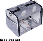 Bird Travel Carrier with Stand Perch, Breathable Bird Carrier Cage Parrot - Image 4