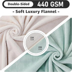 LOOBANI Waterproof Blanket for Bed: Reversible Soft Flannel King Size Bed - Image 6