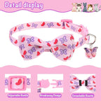 Breakaway Cat Collar with Removable Bow Tie and Bell, Cute Multi-Style Patterns - Image 4