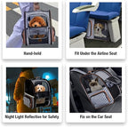 Lekebobor Large Cat Backpack Carrier Expandable Pet Carrier Backpack - Image 6
