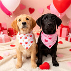 Sanwuta 48 Pcs Valentine's Day Dog Bandanas Bulk Valentines Dog Bandanas - Image 6
