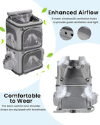 Double-Compartment Pet Carrier Backpack - Image 3