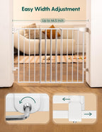 Babelio 29.7-46.5" No Bottom Bar Baby/Dog Gate - Image 6