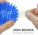 SHARLOVY Squeaky Balls for Dogs Small, Fetch Balls Rubber 3 Pack Bright Colors - Image 5