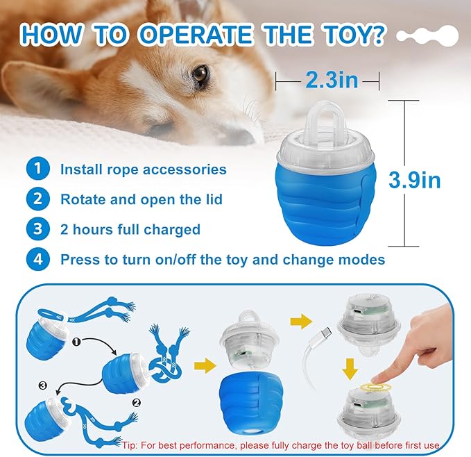 Interactive Dog Toys, Interactive Dog Ball - Image 7