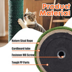 PowerKing Natural Sisal Replacement Scratching Post, 15.7'' 2 Pieces M8 Cat - Image 3