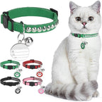 Leather Personalized Breakaway Cat Collar by DILLYBUD