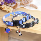 Cat Collar Breakaway, 2 Pack Cotton Cats Collars - Image 2