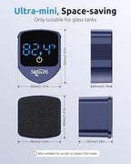 Aquarium Magnetic Cleaner with Thermometer, Fish Aquariums Mini Magnet Brush - Image 3