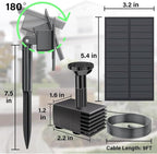 Biling Solar Water Pump Outdoor, Upgraded Solar Fountain Pump Kit - Image 2