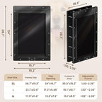XL Dog Door for Door, Never Rust Plastic Extra Large Doggy Door for Interior - Image 6
