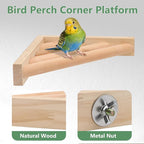 Litewoo Bird Perch Corner Platform Stand Shelf - Image 3