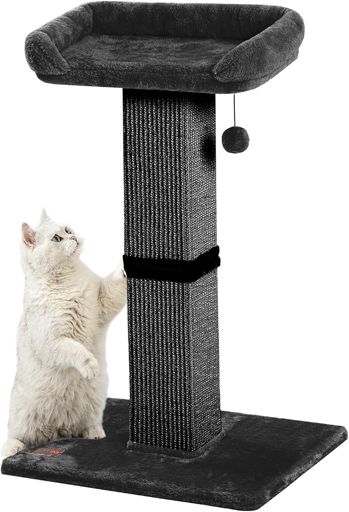 32" Cat Scratching Post for Indoor Cats, Sisal Cat Scratcher by Karolpar
