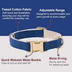 Soft Cotton Hemp Dog Collar - Image 2