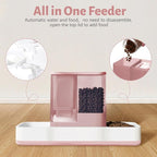 Yummy Sam Automatic Small Pet Feeder and Water Dispenser, 2 in 1 Gravity Cat - Image 3