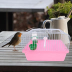 BESPORTBLE Spacious Bird Carrier Travel Cage Lightweight Portable Bird Cage - Image 4