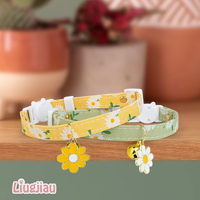 2 Pack Cotton Breakaway Cat Collar - Image 3