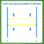 8 Set Dog Agility Jump Adjustable Dog Agility Hurdle Training Equipment - Image 4
