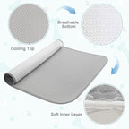 Summer Dog Cooling Mat Washable Ice Silk Self Cool Pad - Image 5
