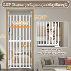 71" High Extra Tall Cat Gate, 34-36 Inch Tall Pet Gates, Auto Close Kitten - Image 3