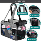 PetAmi Small Dog Purse Carrier, Soft-Sided Pet Carrier Bag - Image 4