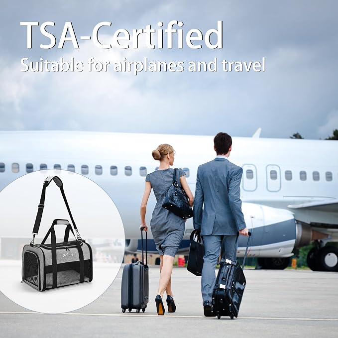Airline Approved Pet Carrier for Cats & Small Dogs - Image 2