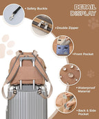 Expandable Cat & Small Dog Carrier Backpack, Soft-Sided Airline-Approved Pet - Image 5
