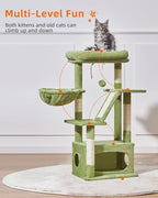 Taoqimiao Cat Tree, 38.5-Inch Cat Tower - Image 8