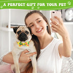 Reginary 100 Pieces Dog Bow Tie Collar Set Include 40 Dog Neckties, and 30 - Image 6