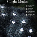 Paw Print Solar Lights - Image 4
