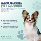 Deluxe Quilted Airline Approved Pet Dog & Cat Carrier - Image 4