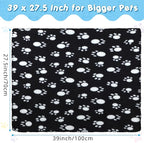 Eccliy 20 Pcs Puppy Blanket Pet Soft Fleece Dog Blankets Warm Felt Throw Sleep - Image 2