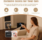 Smart Cat Door for Interior & Exterior, Flap Opening is 7.67’’ by 7'', RFID Cat - Image 4
