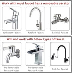 ZCONIEY Sink Faucet Sprayer Attachment Hair Pet Rinser Showerhead - Image 7