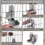 Hanging Automatic Rabbit Feeder - Image 4