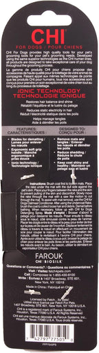 CHI for Dogs Dematting and Deshedding Undercoat Rake, Dog Grooming Tool for - Image 2