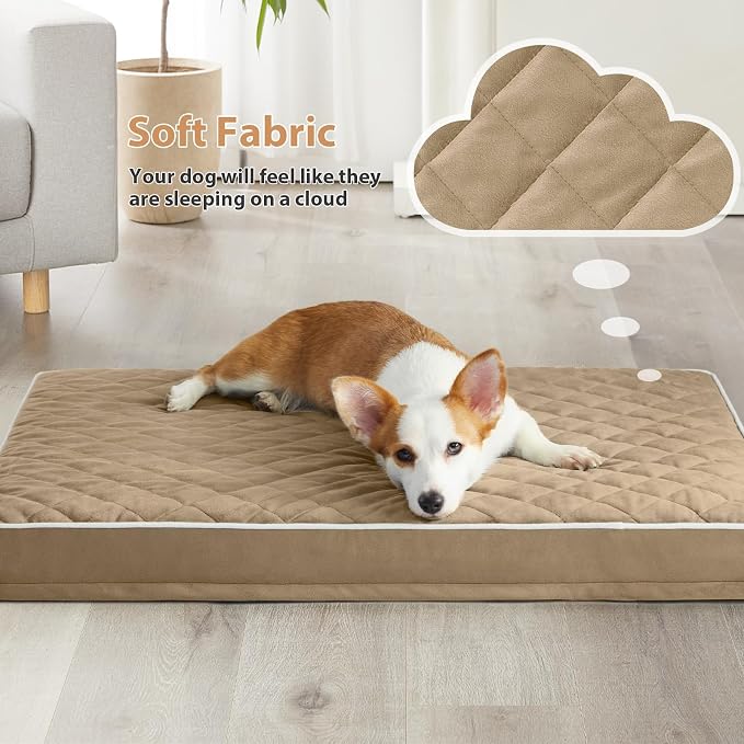 WNPETHOME Orthopedic Dog Bed for Crate, Waterproof Extra Large Dogs Bed - Image 2