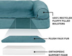 Furhaven Orthopedic Dog Bed for Large Dogs w/ Removable Bolsters & Washable - Image 4