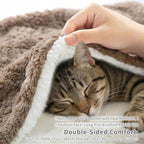 Cat Blanket for Indoor Cats Ultra-Soft Plush Small Blanket Machine Washable - Image 2