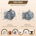 Lollimeow Expandable Cat Carrier Backpack - Image 2