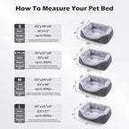 INVENHO Large Dog Beds Large Sized, Washable Orthopedic Warming Soft Sleeping - Image 5