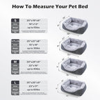 INVENHO Small Dog Bed Washable Orthopedic Calming Warming Durable Pet Bed - Image 5