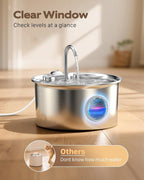 Cat Water Fountain Stainless Steel: Cat Fountain - Image 5