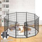 Dog Playpen, 40 inch 14 Panels Dog Pen Indoor Pet Dog Fence Outdoor - Image 8