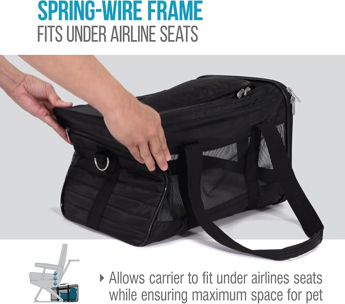 Sherpa Original Deluxe Travel Pet Carrier, Airline Approved & Guaranteed On - Image 8