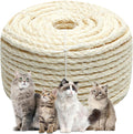 White Sisal Rope 1/4 Inch by 65-Feet by Juomid
