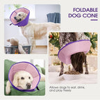 Dog Cone Collar After Surgery for Medium Dogs, Adjustable Soft Recovery Cone - Image 6