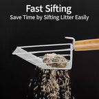 UFECODO Fast Sifting Cat Litter Scoop - Image 4
